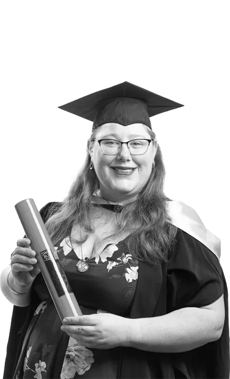 Kate-Graduation-BW